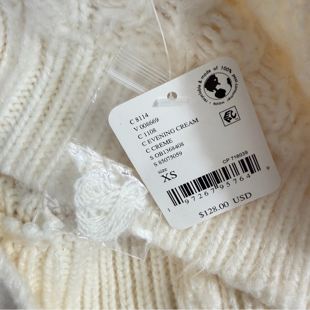 Free People Over You Cardigan Evening Cream Size X-Small - Picture 9 of 12